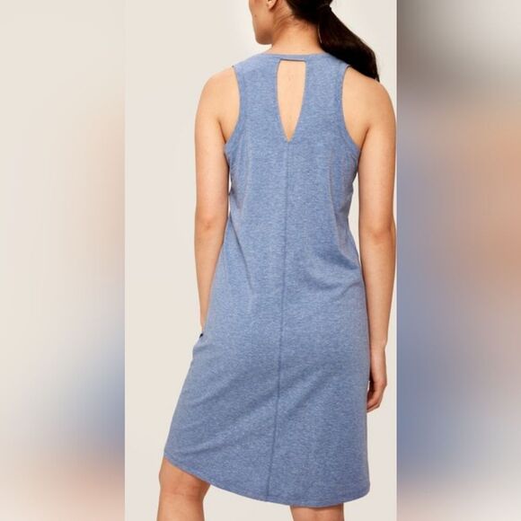 Lole Sleeveless Blue Dress Sz Large - Picture 6 of 9